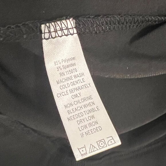 Nina Leonard QVC Womens Black Open Front Cardigan Shrug Jacket Medium - Picture 4 of 4